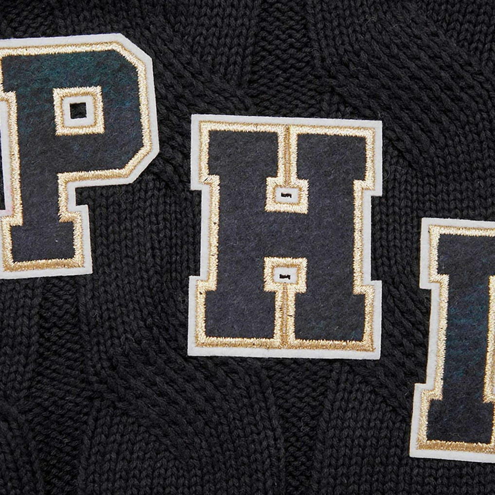 Philadelphia Eagles Pro Standard Women's Prep V-Neck Pullover Sweater Black - NFL