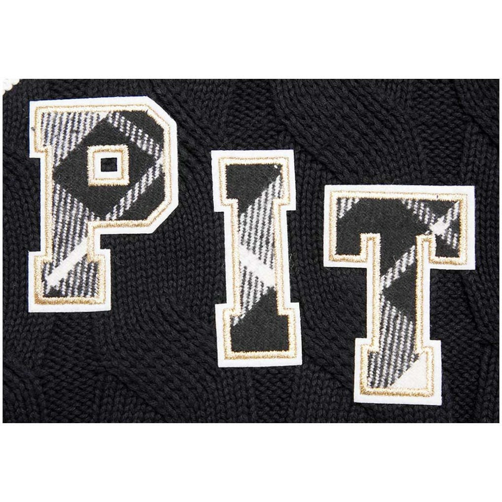 Pittsburgh Steelers Pro Standard Women's Prep V-Neck Pullover Sweater Black - NFL