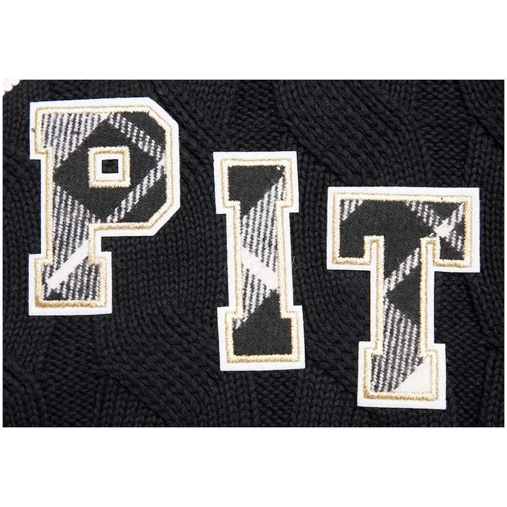Pittsburgh Steelers Pro Standard Women's Prep V-Neck Pullover Sweater Black - NFL