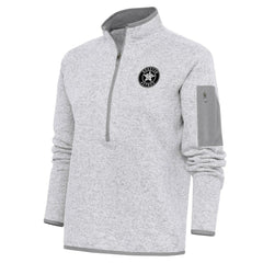 Houston Astros Antigua Women's Brushed Metallic Fortune Half-Zip Pullover Jacket On Sale