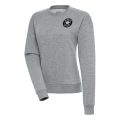 Houston Astros Antigua Women's Brushed Metallic Victory Pullover Sweatshirt Lifestyle