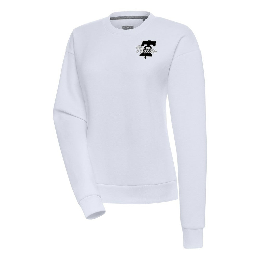 Philadelphia Phillies Antigua Women's Brushed Metallic Victory Pullover Sweatshirt Lifestyle