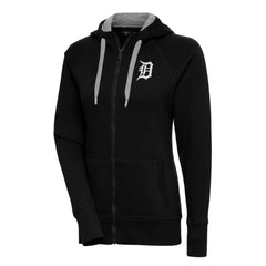 Detroit Tigers Antigua Women's Brushed Metallic Victory Full-Zip Hoodie Near Me