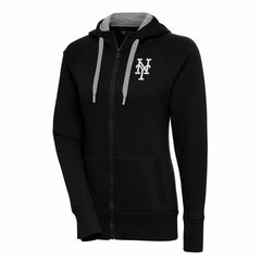 New York Mets Antigua Women's Brushed Metallic Victory Full-Zip Hoodie Sale