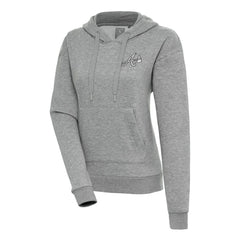 Atlanta Braves Antigua Women's Brushed Metallic Victory Pullover Hoodie discount