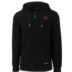 Cincinnati Reds Cutter & Buck Roam Eco Half-Zip Recycled Pullover Hoodie for sale