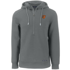 Baltimore Orioles Cutter & Buck Roam Eco Half-Zip Recycled Pullover Hoodie Clearance