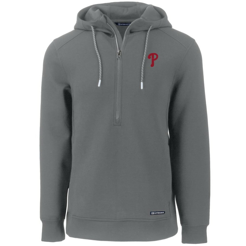 Philadelphia Phillies Cutter & Buck Roam Eco Half-Zip Recycled Pullover Hoodie Near Me