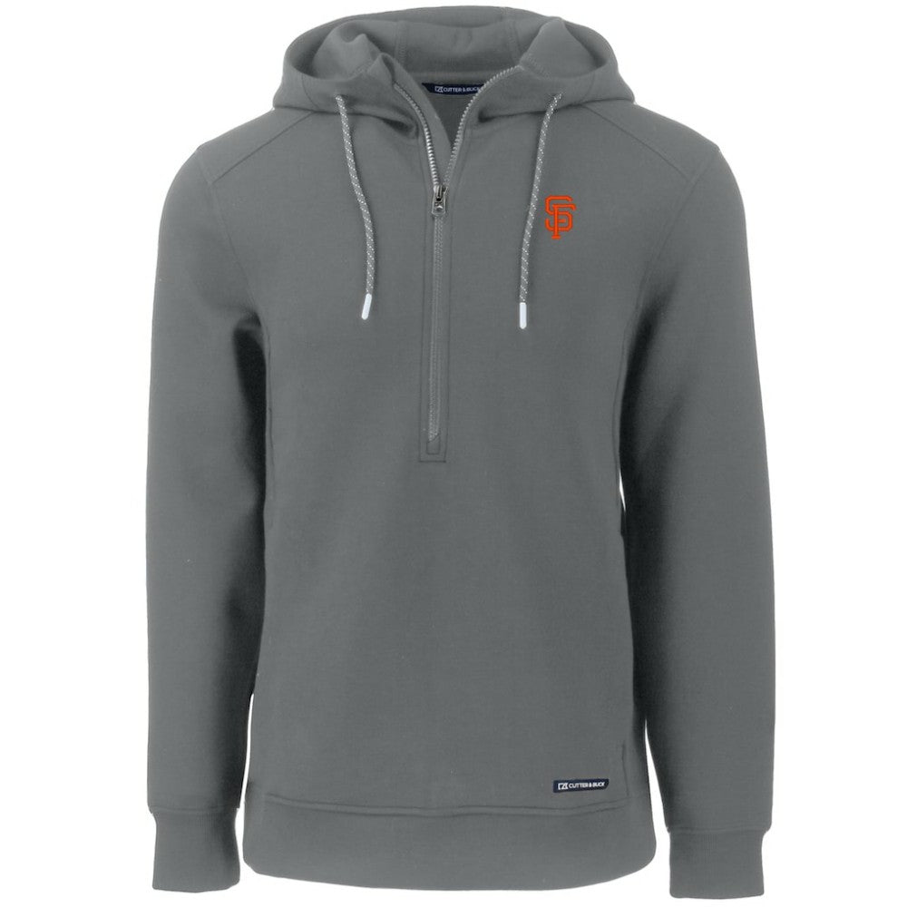 San Francisco Giants Cutter & Buck Roam Eco Half-Zip Recycled Pullover Hoodie for sale