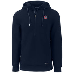 Chicago Cubs Cutter & Buck Roam Eco Half-Zip Recycled Pullover Hoodie Clearance