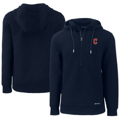 Cleveland Guardians Cutter & Buck Roam Eco Half-Zip Recycled Pullover Hoodie Online