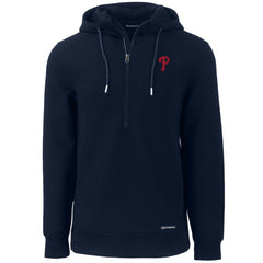 Philadelphia Phillies Cutter & Buck Roam Eco Half-Zip Recycled Pullover Hoodie for sale