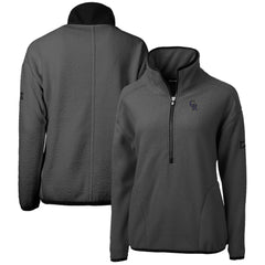 Colorado Rockies Cutter & Buck Women's Roam Cascade Eco Sherpa Fleece Half-Zip Pullover Jacket Online
