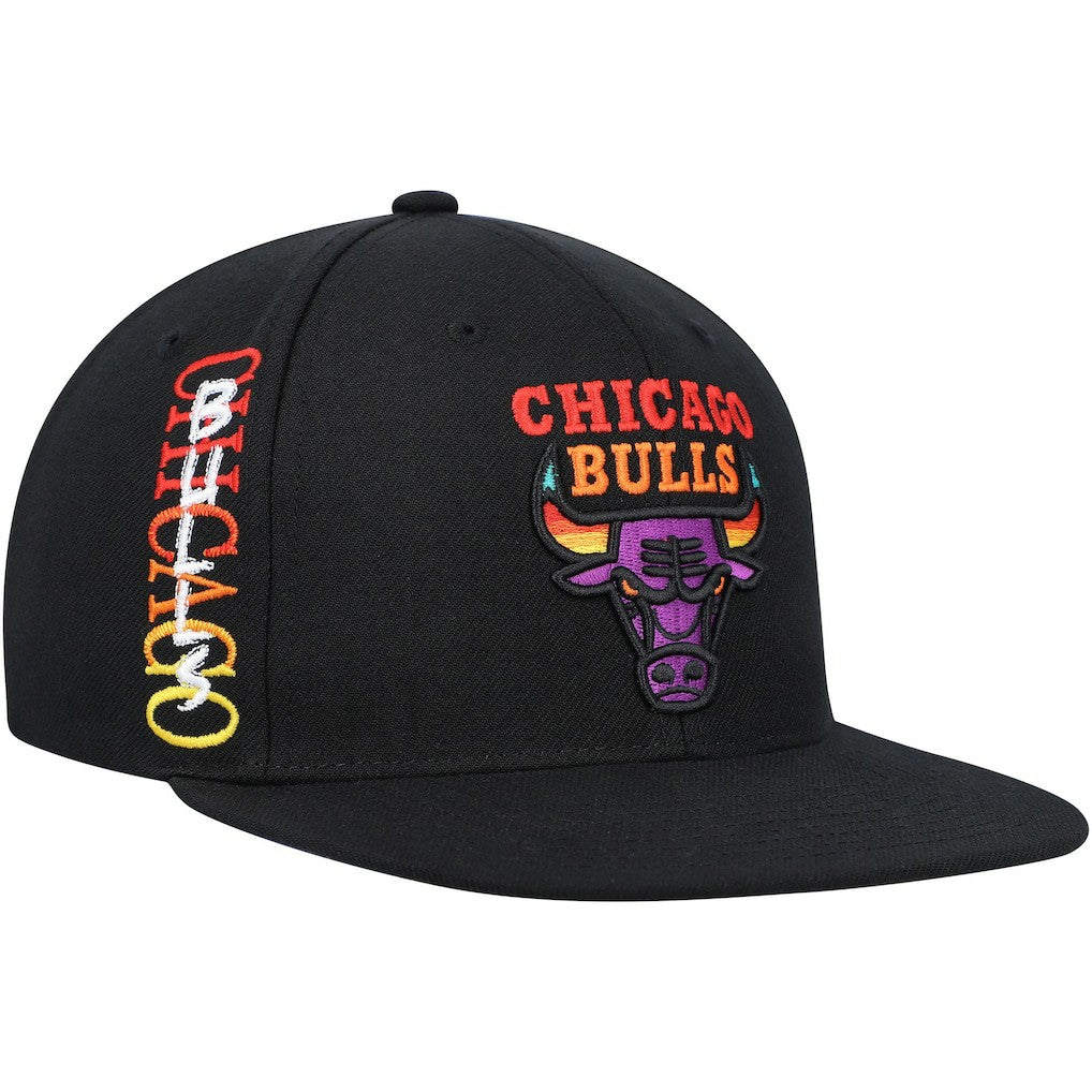 Mitchell & Ness - Chicago Bulls Soul High-Grade Fade Undervisor Snapback Hat - Black