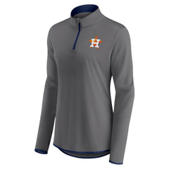 Houston Astros Profile Women's Plus Size Quarter-Zip Jacket for sale