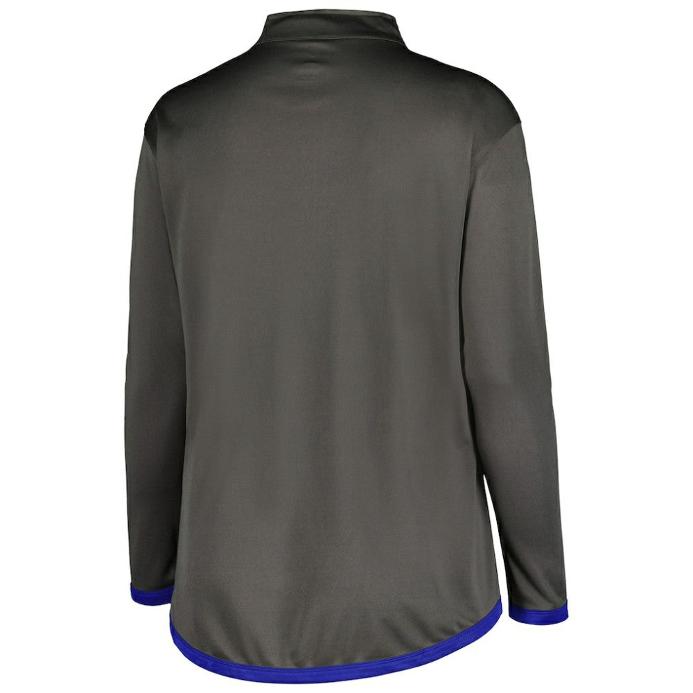 Chicago Cubs Profile Women's Plus Size Quarter-Zip Jacket for sale
