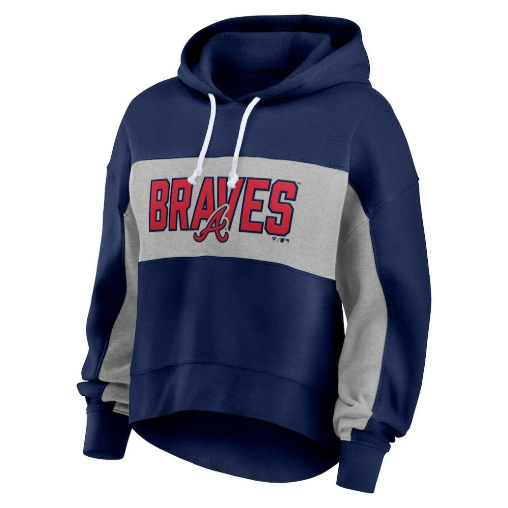 Atlanta Braves Profile Women's Plus Size Pullover Hoodie discount