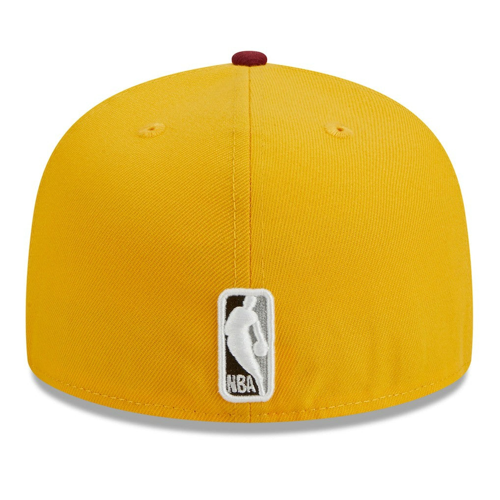 New Era - Boston Celtics Fall Leaves 2-Tone 59FIFTY Fitted Hat - Yellow/Red