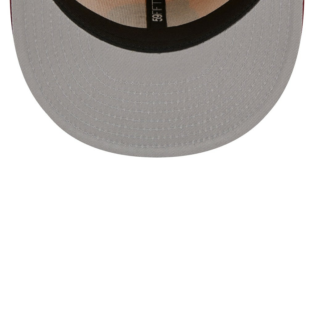 New Era - Boston Celtics Fall Leaves 2-Tone 59FIFTY Fitted Hat - Yellow/Red