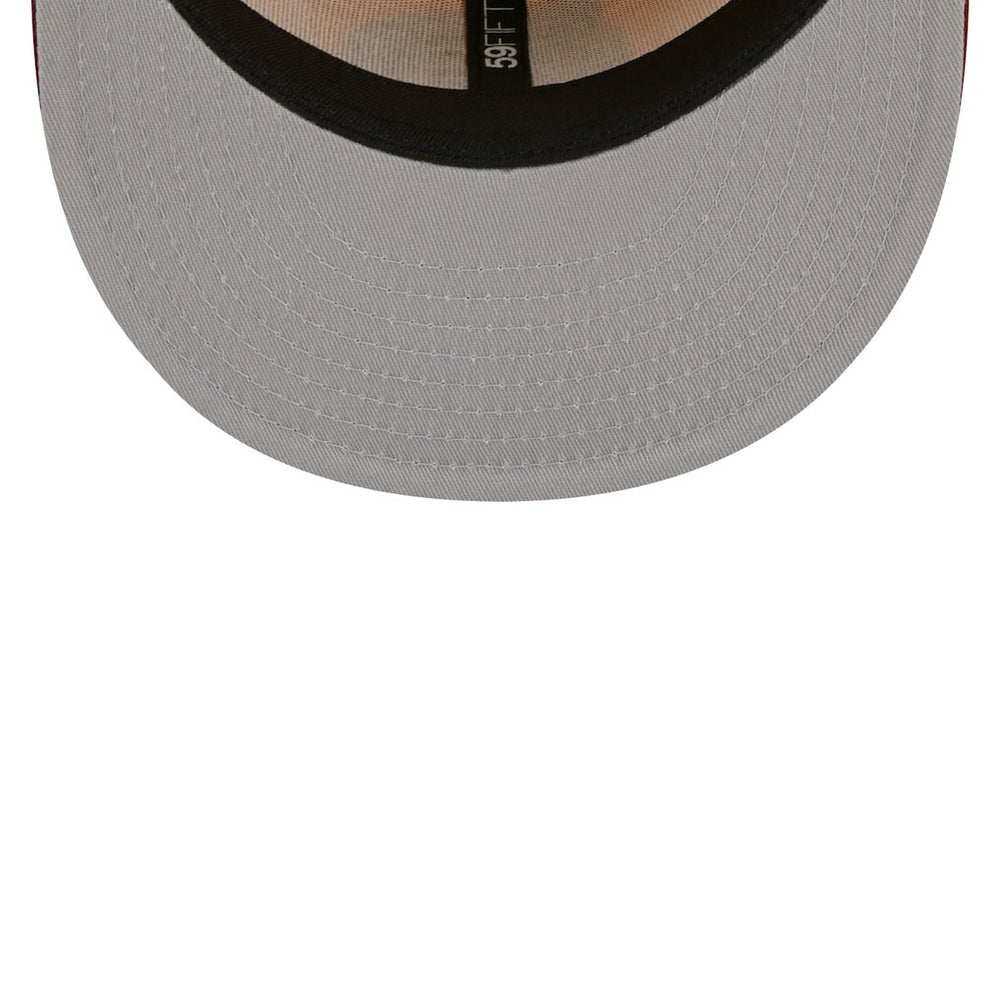 New Era - Boston Celtics Fall Leaves 2-Tone 59FIFTY Fitted Hat - Yellow/Red