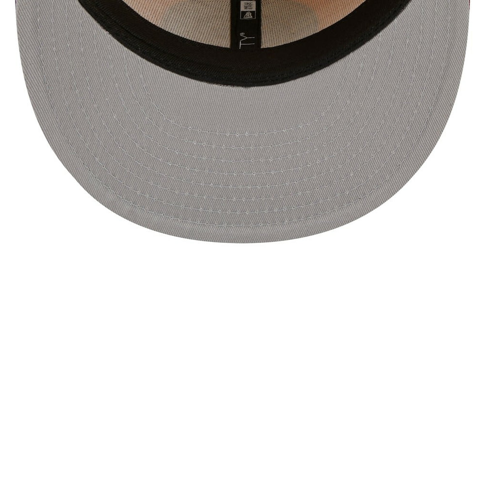 New Era - Brooklyn Nets Fall Leaves 2-Tone 59FIFTY Fitted Hat - Yellow/Red