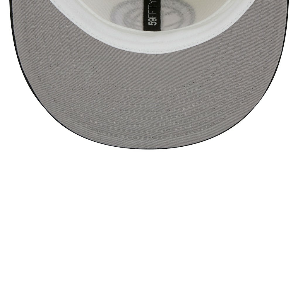 New Era - Brooklyn Nets Piping 2-Tone 59FIFTY Fitted Hat - Cream/Black