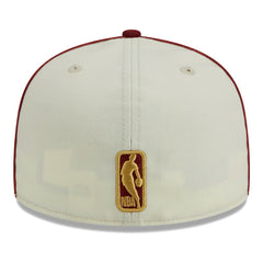 New Era - Cleveland Cavaliers Piping 2-Tone 59FIFTY Fitted Hat - Cream/Wine