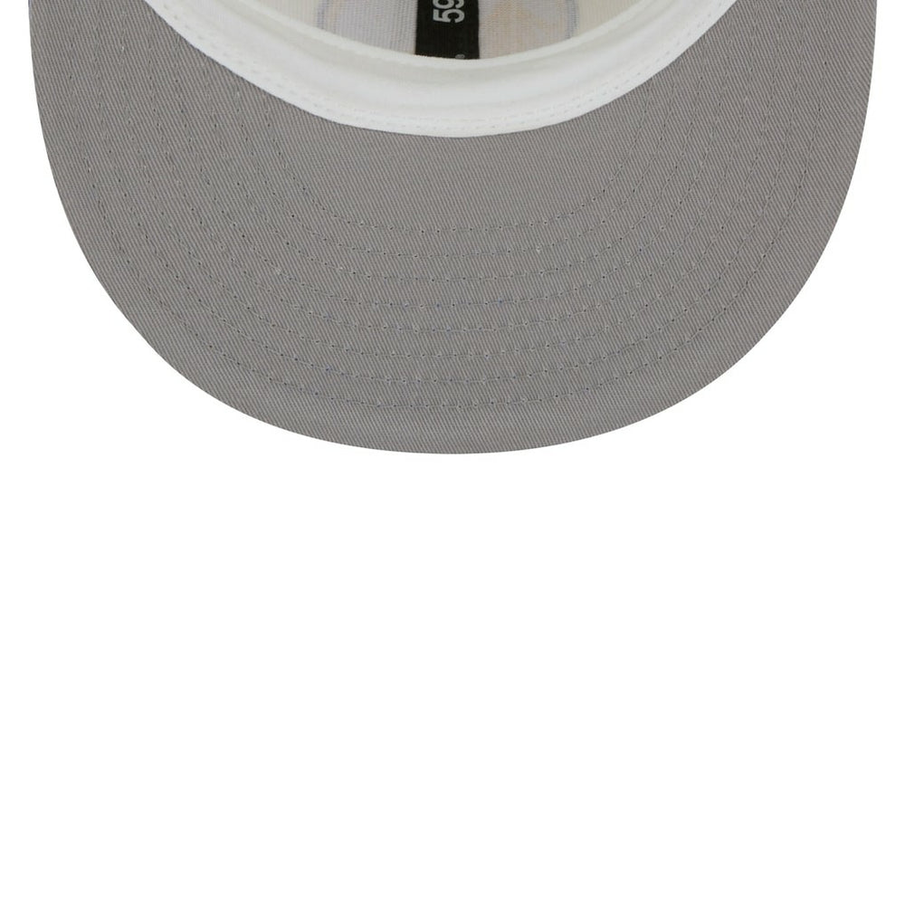 New Era - Golden State Warriors Piping 2-Tone 59FIFTY Fitted Hat - Cream/Royal