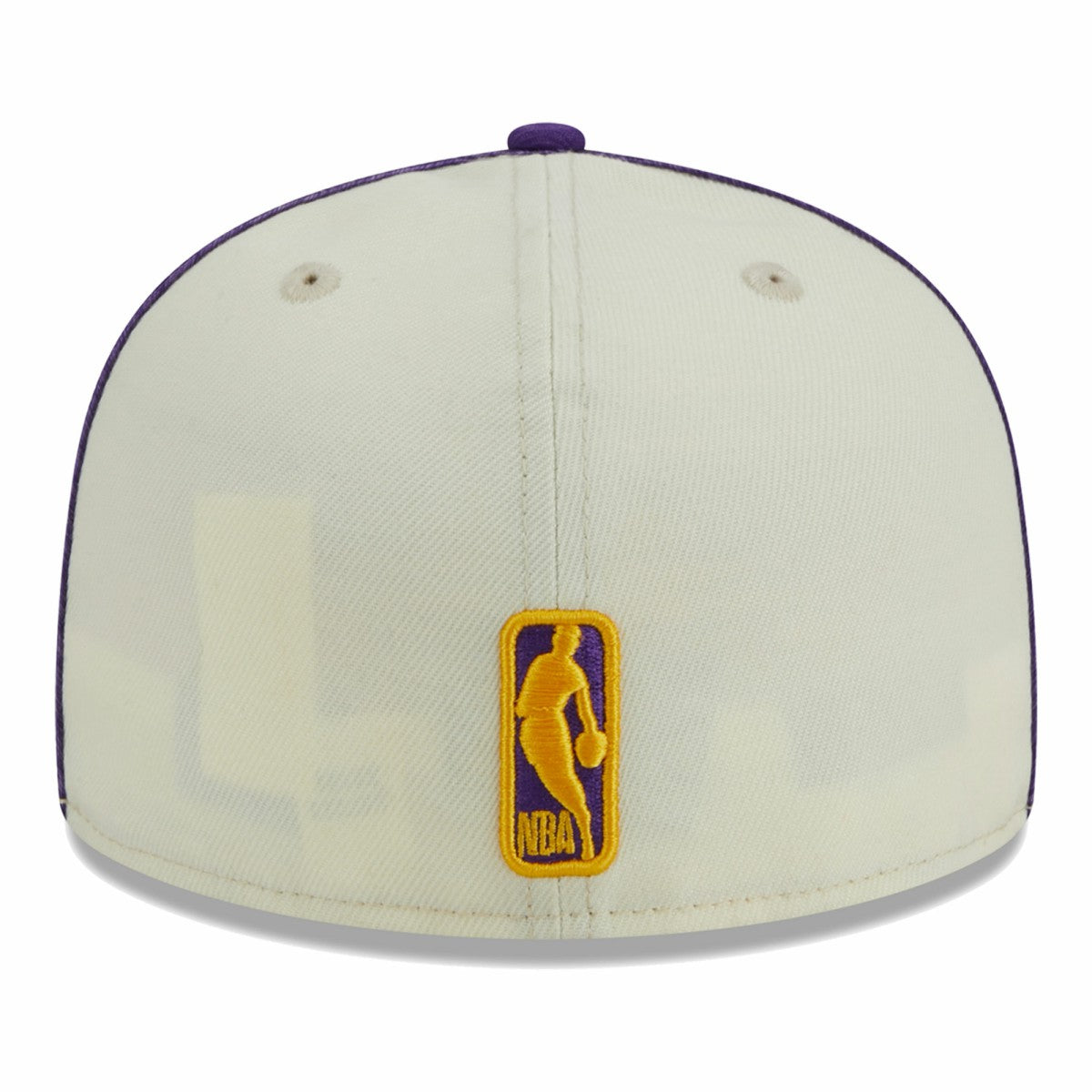New Era - Los Angeles Lakers Piping 2-Tone 59FIFTY Fitted Hat - Cream/Purple