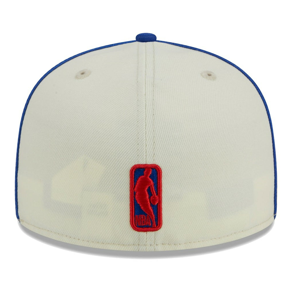 New Era - Philadelphia 76ers Piping 2-Tone 59FIFTY Fitted Hat - Cream/Royal