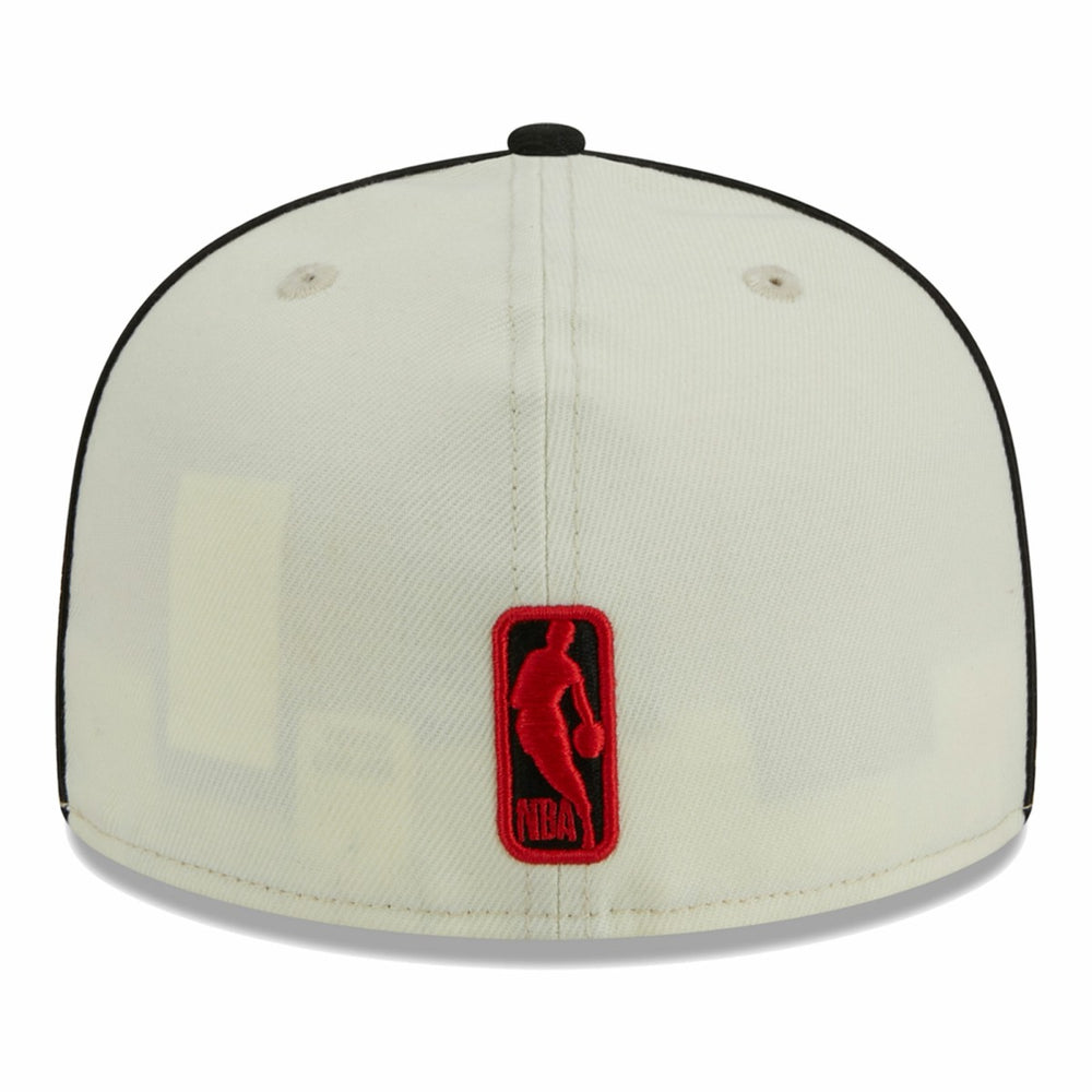 New Era - Portland Trail Blazers Piping 2-Tone 59FIFTY Fitted Hat - Cream/Black