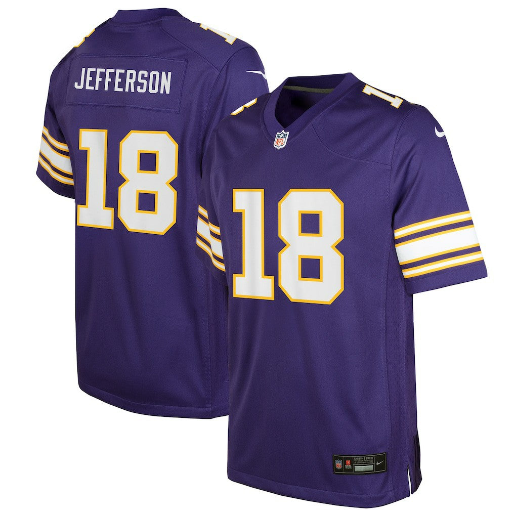 Justin Jefferson Minnesota Vikings Youth Game Jersey Purple - Nike