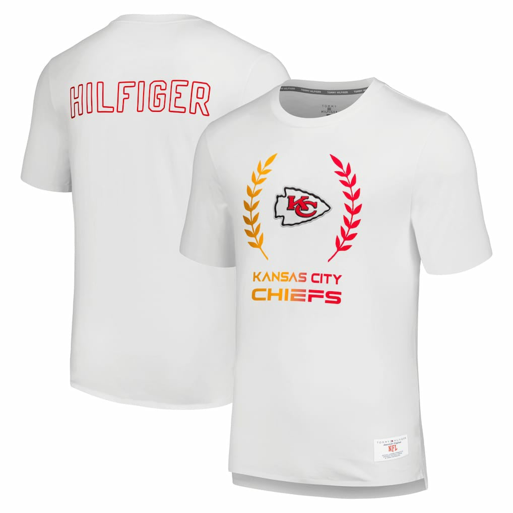 Kansas City Chiefs Tommy Hilfiger Miles T-Shirt White - NFL