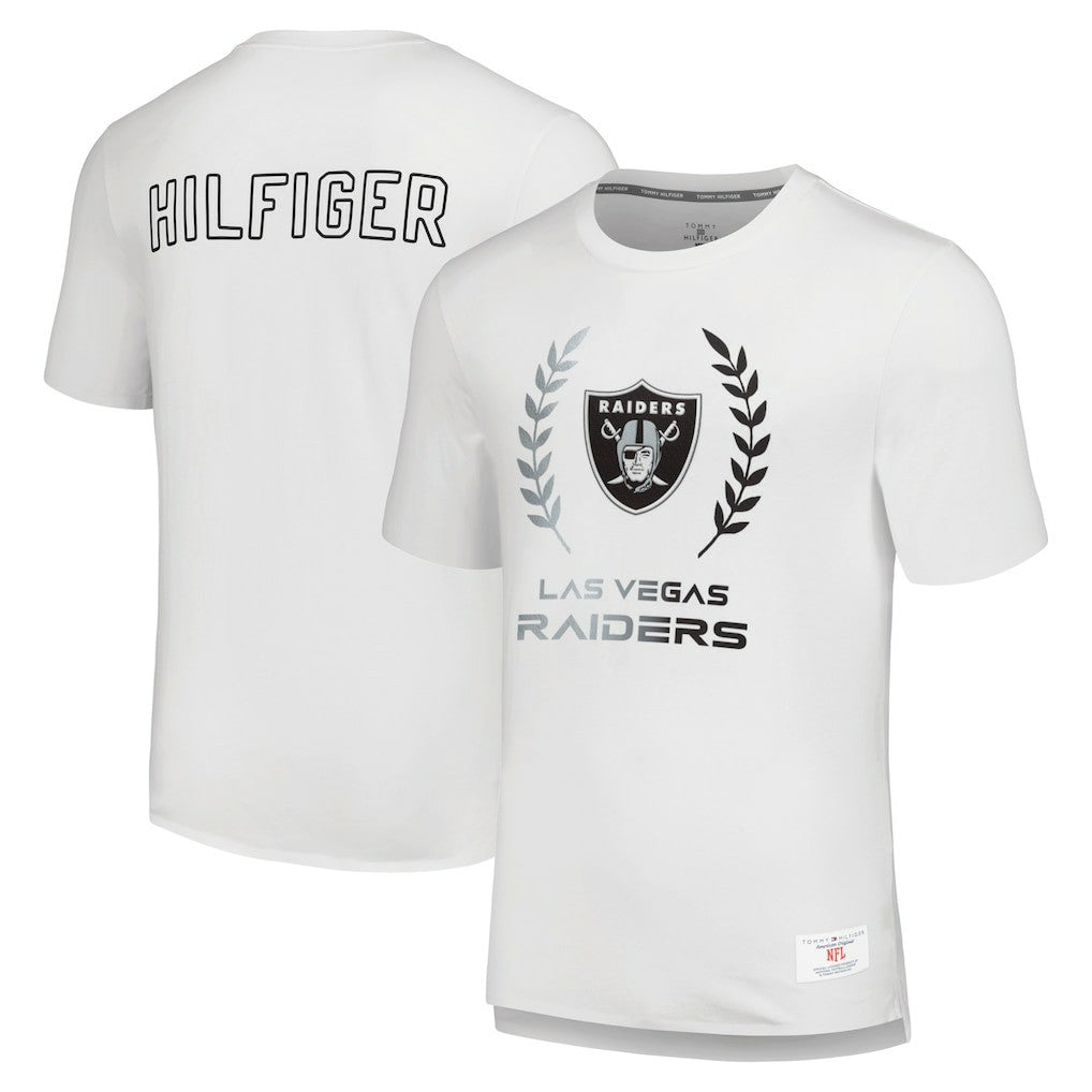 Las Vegas Raiders Tommy Hilfiger Miles T-Shirt White - NFL