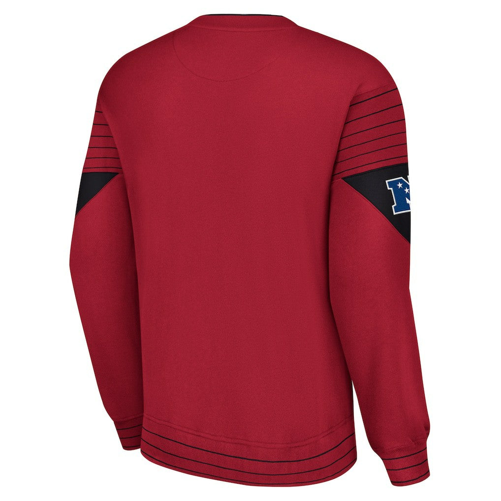 Arizona Cardinals Starter Face-Off Pullover Sweatshirt Cardinal - NFL