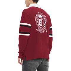 Arizona Cardinals Tommy Hilfiger Cory Varsity Rugby Long Sleeve T-Shirt Cardinal - NFL