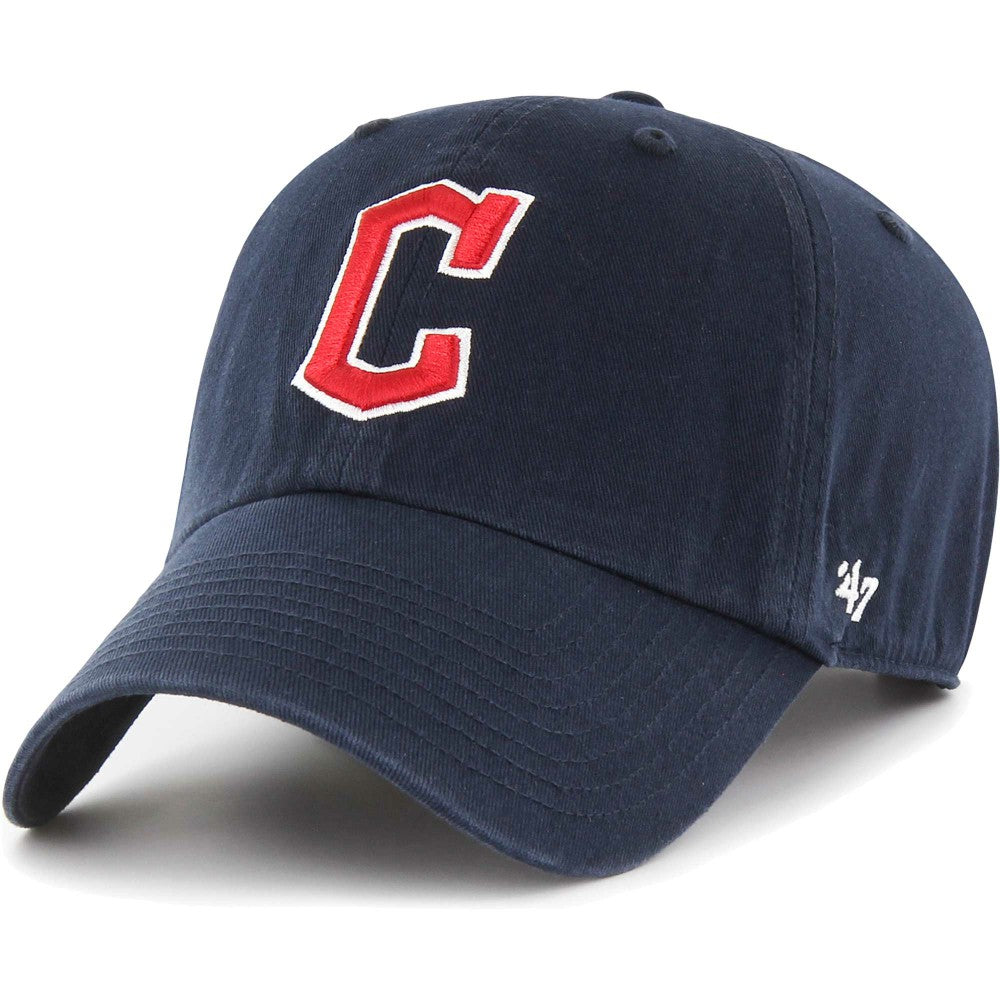 Cleveland Guardians '47 Youth Clean Up Adjustable Hat Lifestyle
