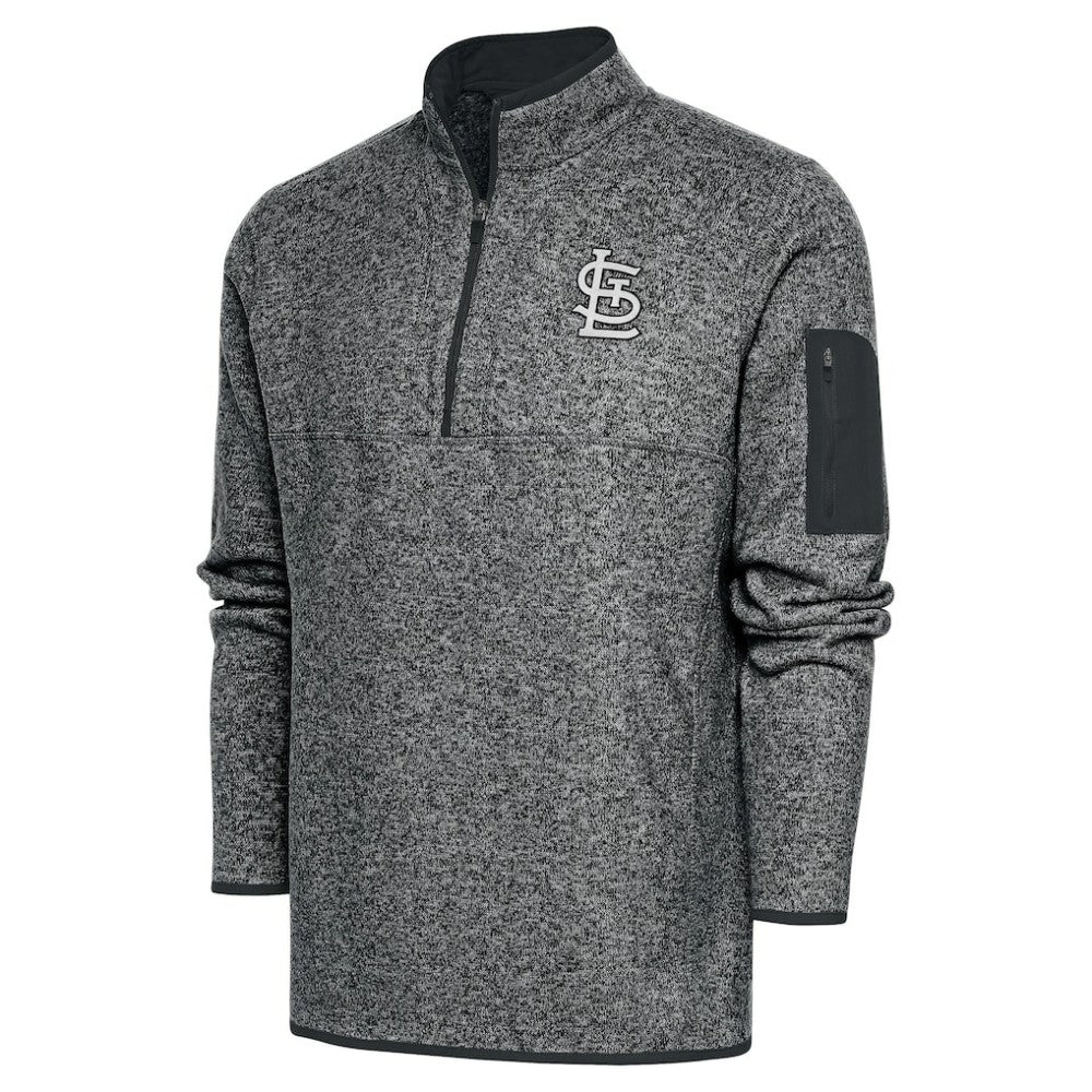 St. Louis Cardinals Antigua Metallic Big & Tall Quarter-Zip Jacket for sale