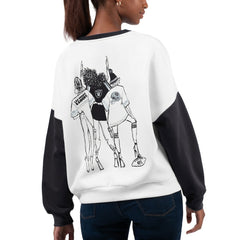 Las Vegas Raiders G-III 4Her by Carl Banks Women's A-Game Pullover Sweatshirt White - NFL