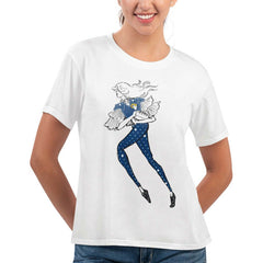 Los Angeles Rams G-III 4Her by Carl Banks Women's Play The Ball T-Shirt White - NFL