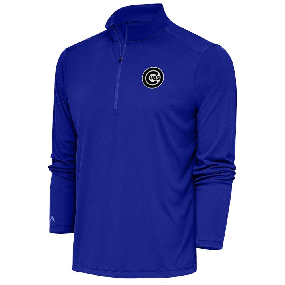Chicago Cubs Antigua Metallic Tribute Quarter-Zip Top discount