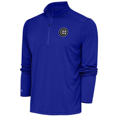 Chicago Cubs Antigua Metallic Tribute Quarter-Zip Top discount