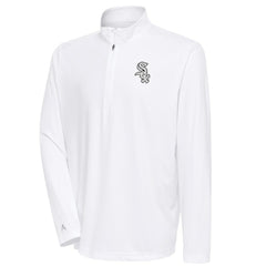 Chicago White Sox Antigua Metallic Tribute Quarter-Zip Top for sale