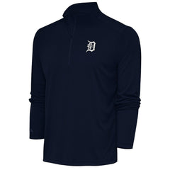 Detroit Tigers Antigua Metallic Tribute Quarter-Zip Top Clearance
