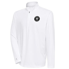 Houston Astros Antigua Metallic Tribute Quarter-Zip Top Lifestyle