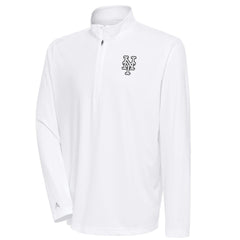New York Mets Antigua Metallic Tribute Quarter-Zip Top Sale