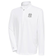 New York Yankees Antigua Metallic Tribute Quarter-Zip Top discount