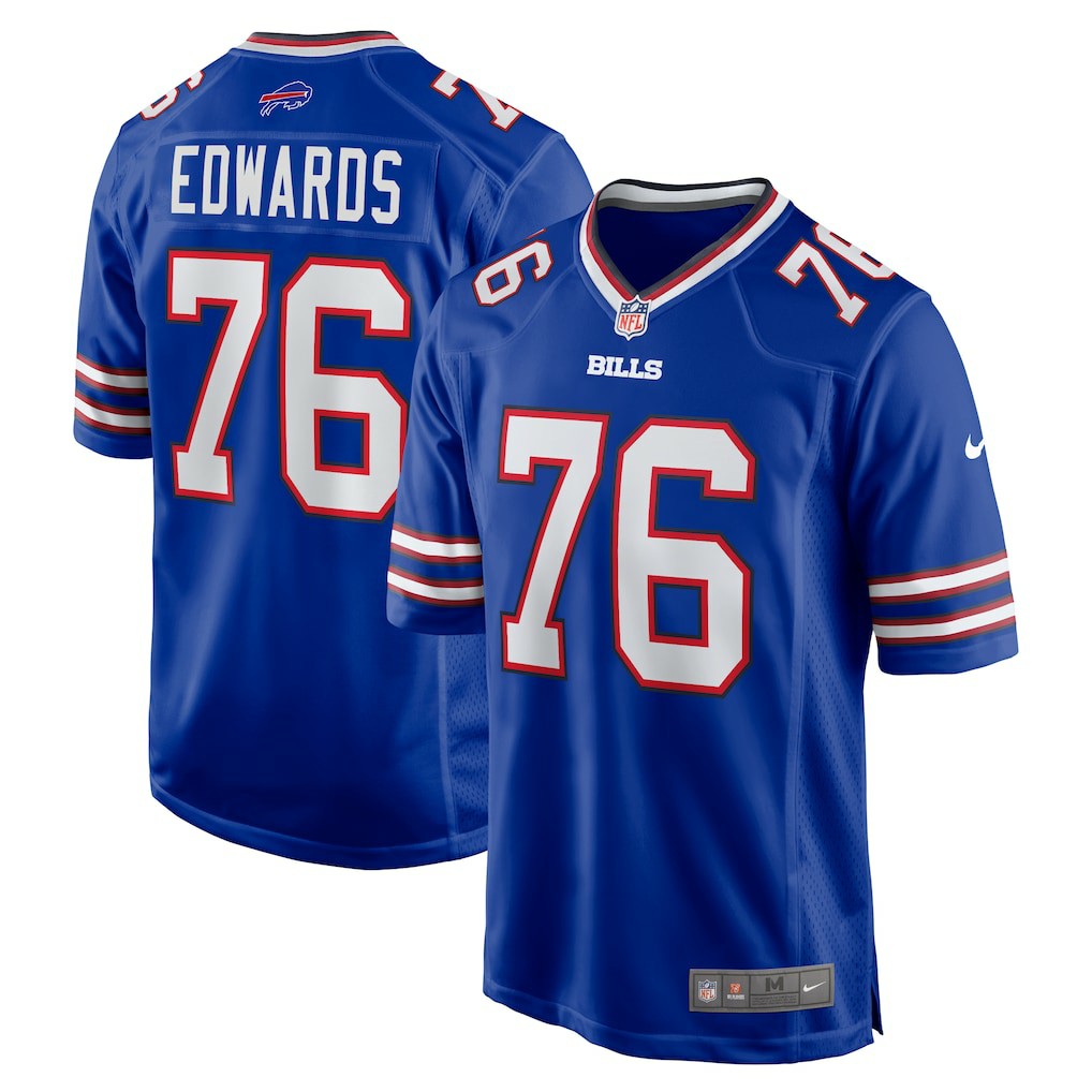 David Edwards Buffalo Bills Game Jersey - Royal | NFL Jerseys
