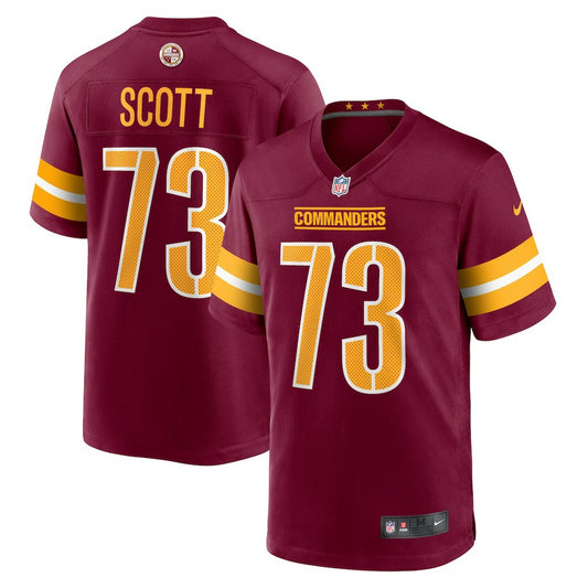Trent Scott Washington Commanders Game Jersey - Burgundy | NFL Jerseys