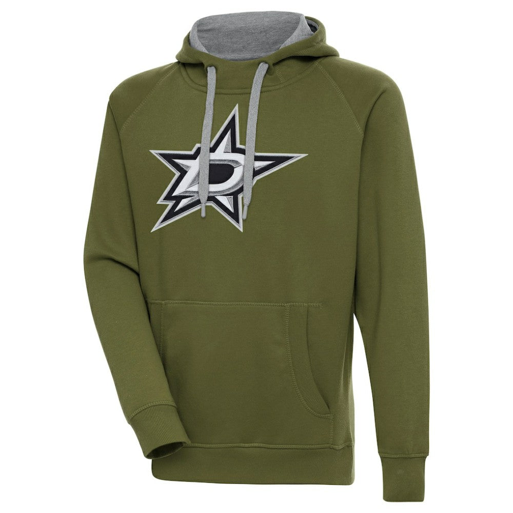 Dallas Stars - Antigua Victory Pullover Hoodie Olive